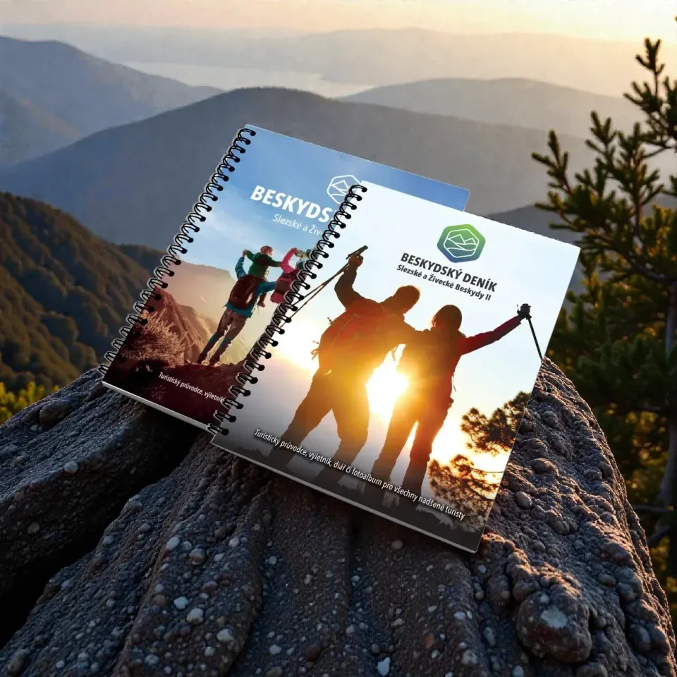 Beskydský deník / výletník - Slezské a Živecké Beskydy I + II