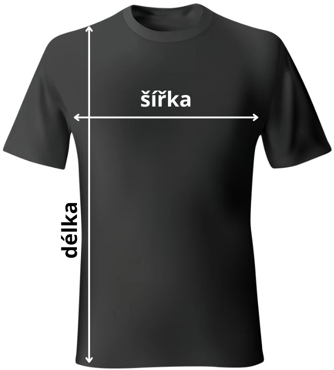 Rozměry pánského trička